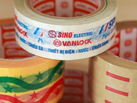băng dính in logo THL TAPE