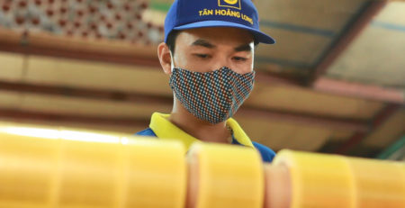 công nghệ sản xuất băng dính tân hoàng long